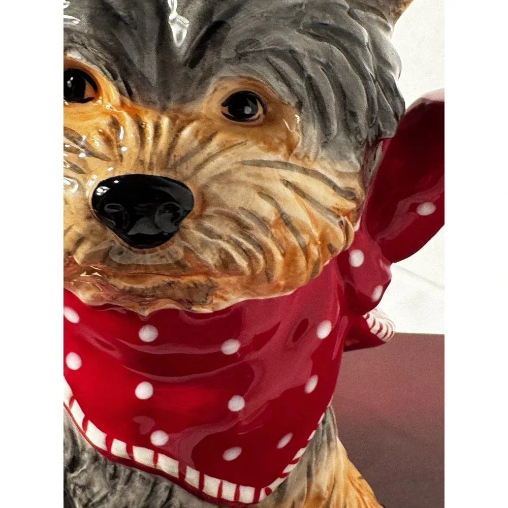 Blue Sky Clayworks * Ruby * Black and Tan Dog * Ceramic Tea Pot *